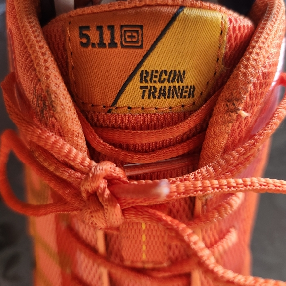5:11 Recon Trainer Shoes Womens Size 8.5 Scope Orange - Picture 7 of 13